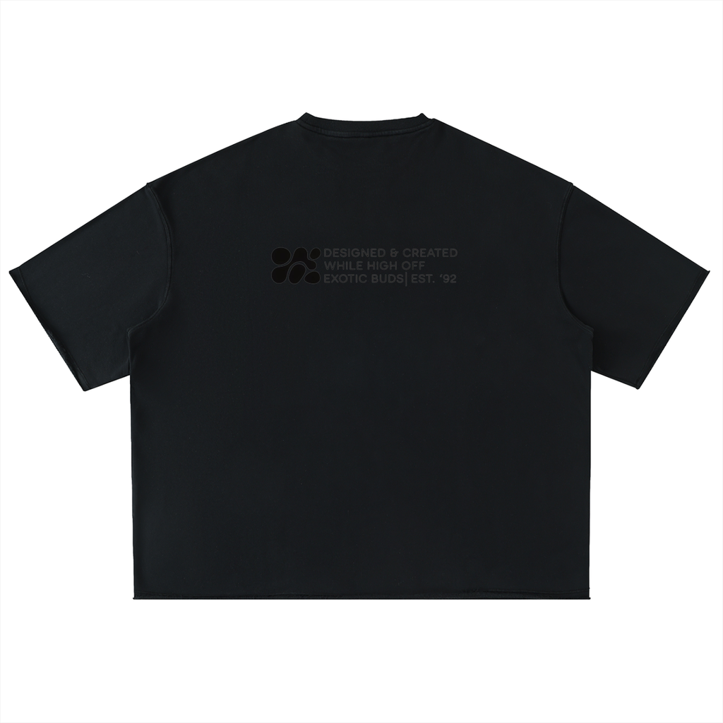 Washed Rolled Hem Half Sleeve T-Shirt
