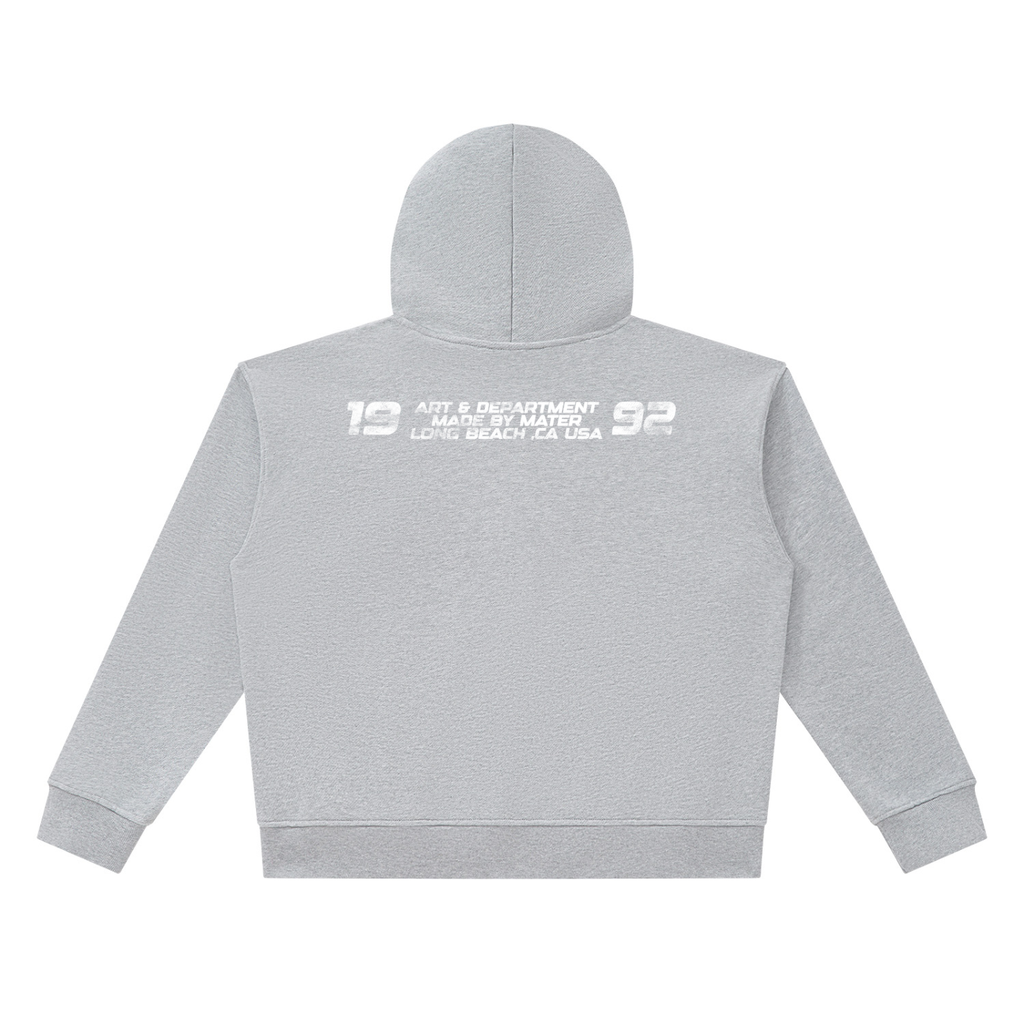 Unisex Heavyweight Full Zip Boxy Hoodie