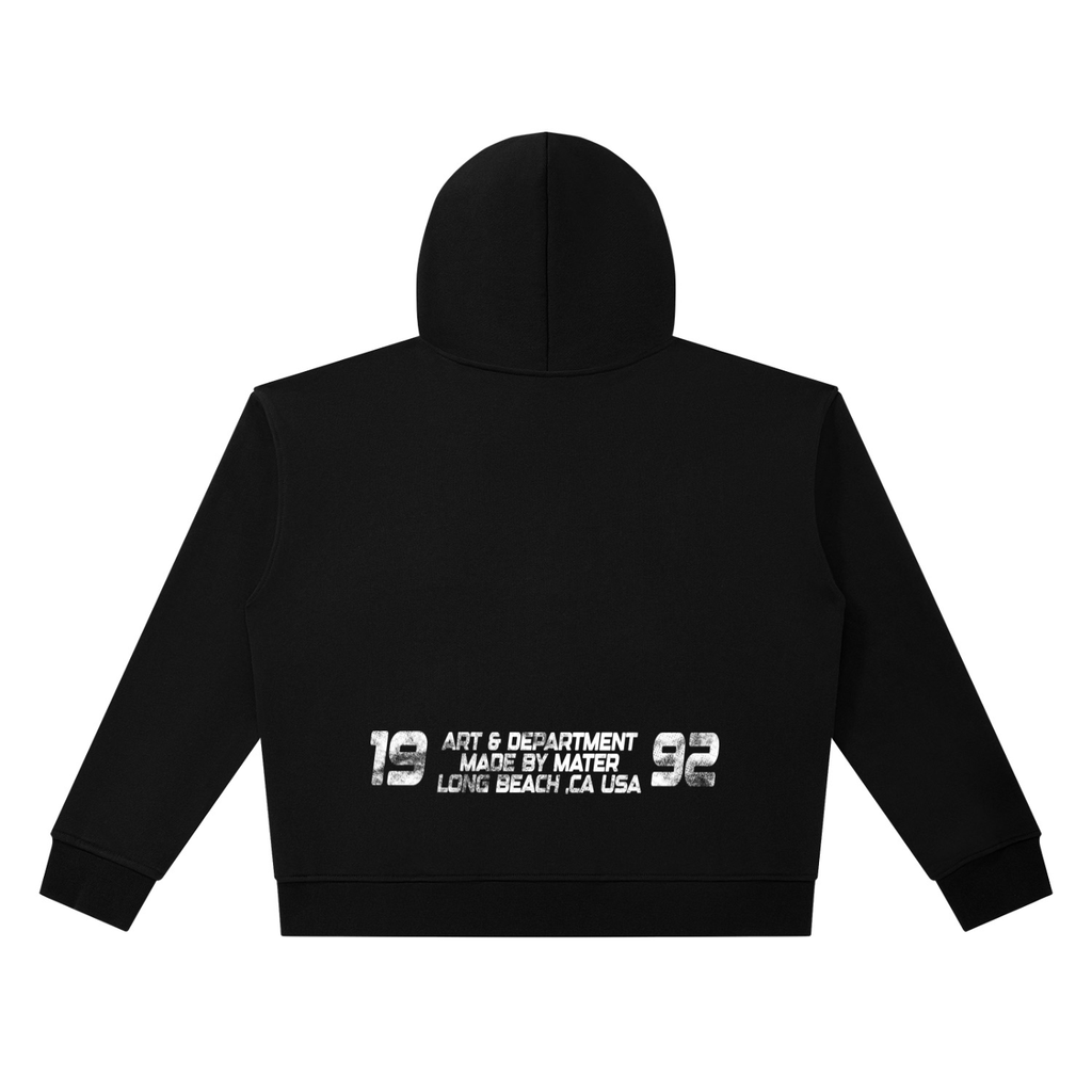 Unisex Heavyweight Full Zip Boxy Hoodie