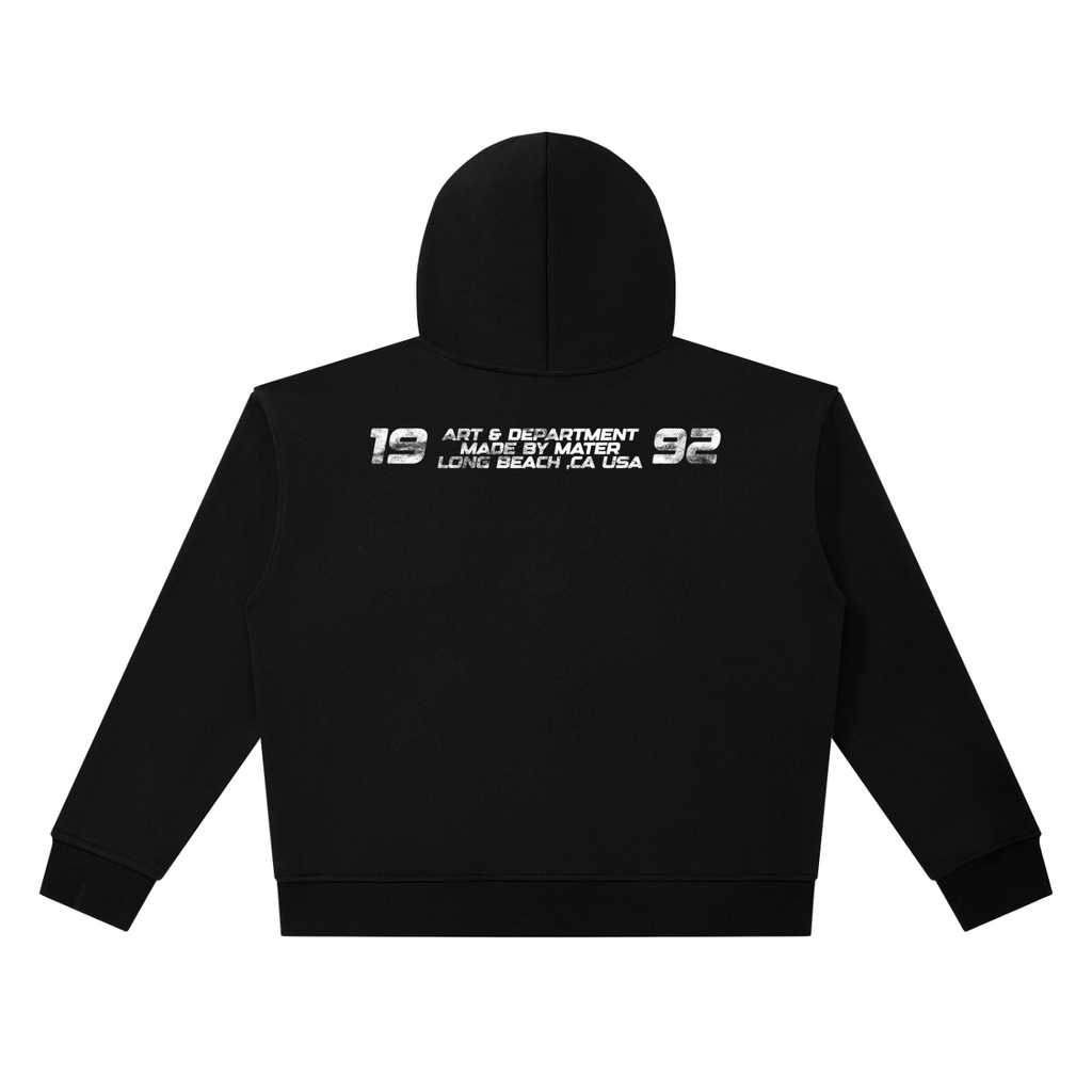 Unisex Heavyweight Full Zip Boxy Hoodie