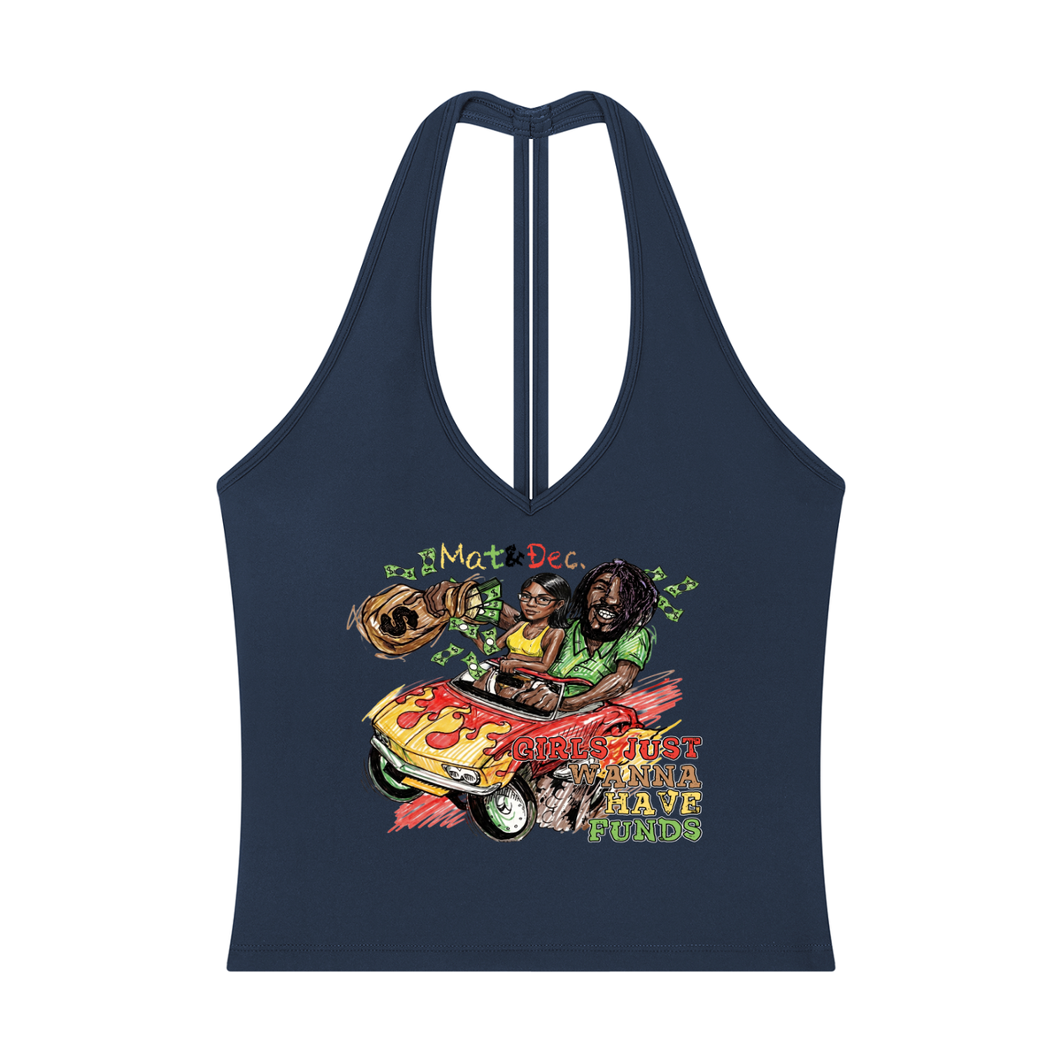 Women’s Halter V-Neck Yoga Tank Top
