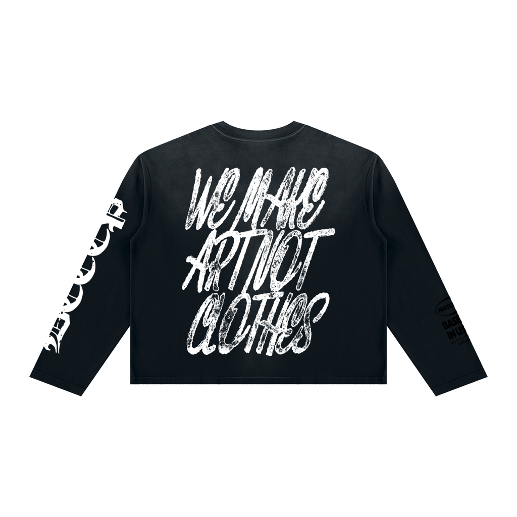 Unisex Sunfade Boxy Long Sleeve T-Shirt